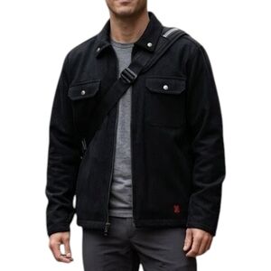 ​Chrome Industries Black XL Waterproof Technical Shell Utility Jacket